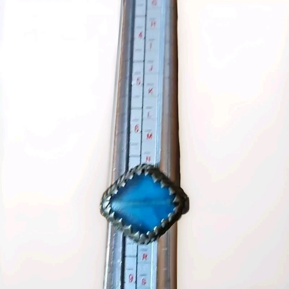 Ocean Majesty - 蓝宝石镶嵌金属戒指 — 第 1/3 张图片