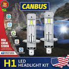 H1 Led Bulbs Headlight High Low Beam Conversion Kit White 6000K 20000Lm Bright