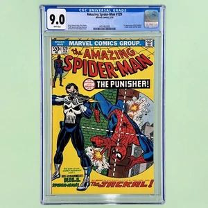 Amazing Spider-Man #129 (CGC 9.0) 1974 White Pages! 1st App. of The Punisher! - Picture 1 of 11