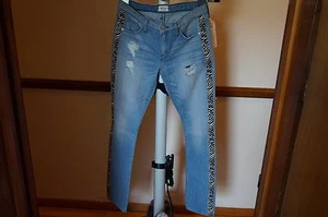 NEW HUDSON Jeans With Side Pattern Blue Size 30 x 30 WM262DKA VSTA - Picture 1 of 7