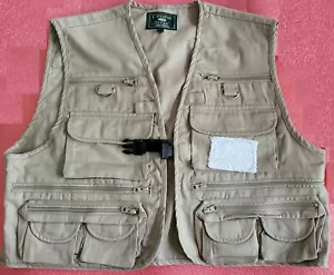 Crystal River Utility Fishing Fly Hunting Camping Vest Tan Size 2XL - BRAND NEW - Picture 1 of 1