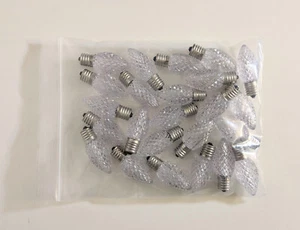 Pack of 25 ProBulb C9 E17 Faceted Cool White LED 0.72 Watts Decorative Bulbs - Picture 1 of 6