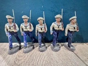 Lineol Copies: German Sailors. Pre War c1935. 70mm Scale - Picture 1 of 3