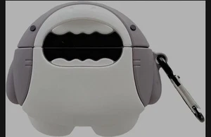 Funda para Beats Studio Buds, Boca Abierta Blanco Gris Tiburón Pez Forma Auricular... - Imagen 1 de 3