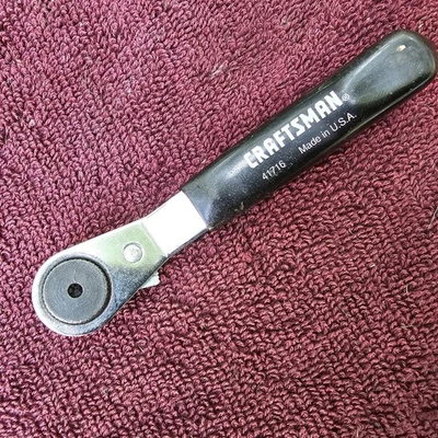 Craftsman Offset Reversible Ratcheting Screwdriver Bit Wrench 41716 USA - Image 1 of 4
