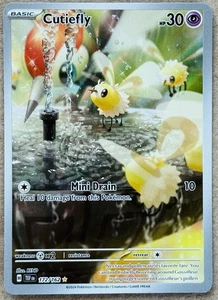 POKÉMON TEMPORAL FORCES CUTIEFLY FA ILLUSTRATION RARE HOLO 172/162 NM+ - Picture 1 of 2