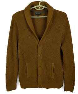 Banana Republic Pullover Herren XL braun Schalkragen Strickjacke Grobstrick schwer - Bild 1 von 10