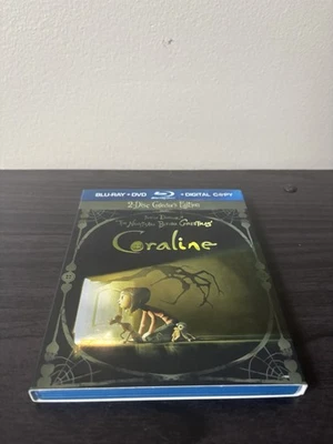 Coraline (Blu-ray, 2009) коллекционное издание с чехлом без 3-D очков - Изображение 1 из 4