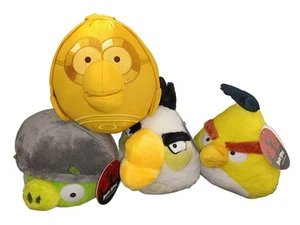 NEU 4x TCC ANGRY BIRDS Plüschtier Set 22 cm Plüschfigur Schwein Spielzeug - Bild 1 von 3