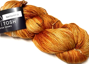 RED FOX-537-O 116g Skein Madelinetosh MAD TOSH PASHMINA Wool Silk CASHMERE YARN - Picture 1 of 8