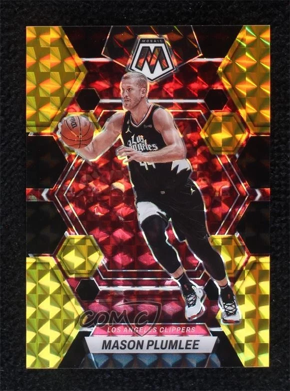 2022-23 Panini Mosaic Choice Black Gold Prizm /8 Mason Plumlee #134 - Image 1 of 2