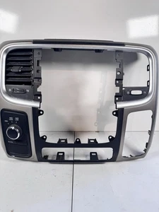 2013-2018 DODGE RAM 1500 2500 3500 RADIO DASH BEZEL CENTER TRIM JUMPSEAT - Picture 1 of 5