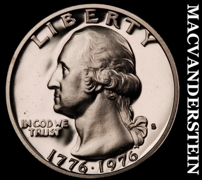 1976-S Washington Quarter-Choice Gem Proof Lustrous No Reserve #KLB3956 - Image 1 of 2