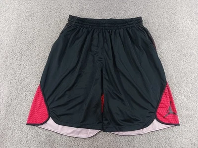 Nike Jordan 3XL Dri Fit Mens Shorts Black Red Polyester - Image 1 of 4
