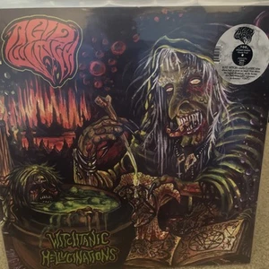Acid Witch 'Witchtanic Hellucinations' Vinyl - NEW Swamp Green - Picture 1 of 3