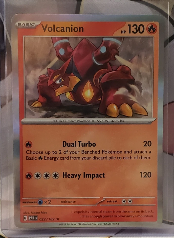 Volcanion 022/182 Rare Sv04: Paradox Rift Holo - Image 1 of 1
