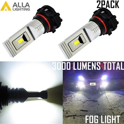 Alla Lighting 6000K 5202 LED High Power Driving Fog Light Bulb Lamp Bright White - Image 1 of 4