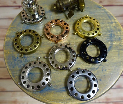 2-1/4" Fitter - Uno Threaded Shade Holder, Stamped Brass - Socket Sold Separate - Image 1 of 4