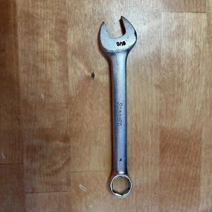 Llave combinada offset Snap On OXA180 9/16"" 6 pts hecha en EE. UU. - Imagen 1 de 11