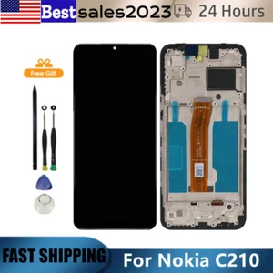 New LCD Display Touch Screen Frame Digitizer Replacement For Nokia C210 TA-1584 - Picture 1 of 7