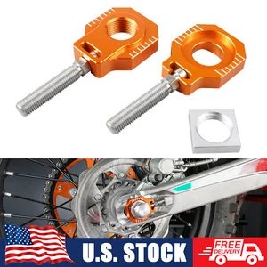 CNC Rear Axle Block Chain Adjuster For KTM 125 250 350 300 450 SX XC F 2000-2012 - Picture 1 of 7