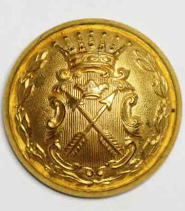 Bottone Ufficiale Reggimento Dalarna Vintage di C.C. Sporrong - Foto 1 di 3