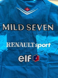 Benetton Renault F1 Team Issued Pit shirt Mild Seven 2001 XL Button/Fisichella - Picture 1 of 8