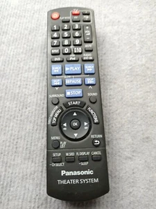 Mando a distancia original Panasonic modelo N2QAYB000361 probado funcionando unidad limpia negro - Imagen 1 de 8
