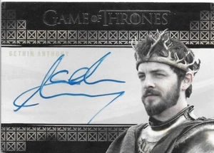 Game of Thrones Gethin Anthony as Renly Baratheon signed card - Picture 1 of 2