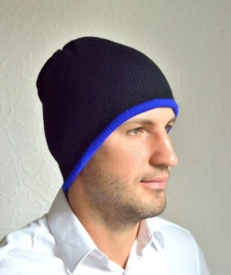 Sombrero de hombre 100% cachemir hecho a mano Foto 1 de 4