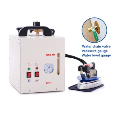 Industrial Steam Iron Pressurized Electric Iron Boiler Hanging Iron with 4L Tank - Image 1 of 4