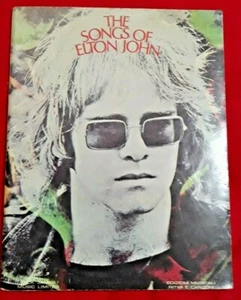 THE SONGS OF ELTON JOHN RARO SPARTITO MUSICALE - Foto 1 di 3