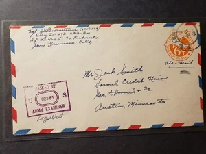 APO 4665 Soldier's Mail Censored WWII Army Cover 472 AAA Arty Bn - Picture 1 of 2