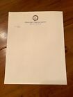 Illinois Governor Otto Kerner engraved official letterhead unused 1960's MINT