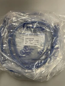 DNC350G03BL CAT5e Patch Cord 8P/8C 3' Blue with Strain Relief - Picture 1 of 1