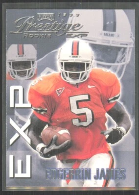 1999 Playoff Prestige EXP Edgerrin James Rookie #EX37 - Image 1 of 2