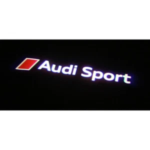 Audi Original LED Projektor links "Audi Sport" Einstiegsbeleuchtung Türleuchte - Afbeelding 1 van 4