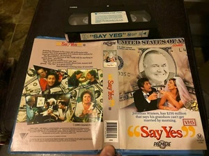 "Say Yes" Ex-rental VHS video tape - Premiere Excellent comedy - Picture 1 of 2