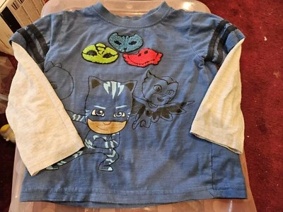 Boys PJ Mask Long Sleeve TShirt Size 4T - Image 1 of 4
