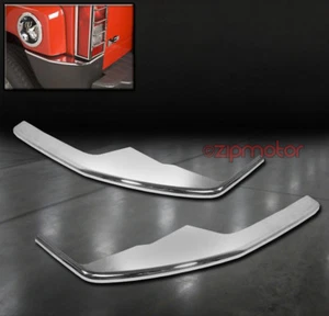 06-10 HUMMER H3 REAR BUMPER CORNER COVER TRIM FRAME ABS CHROME 07 08 09 NEW PAIR - Bild 1 von 2