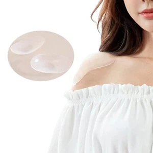 Silicone Shoulder Pads for Women's Clothing Anti-Slip Reusable Lift & Shape - Picture 1 of 7
