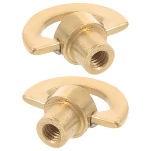 2 Pcs Music Box Movement Key Wind-up Clock Crank Tool Metal Winding Keys - Picture 1 of 12