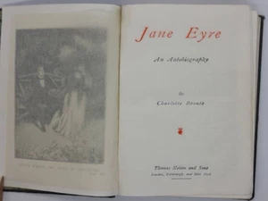 Jane Eyre an Autobiography by Charlotte Bronte. Leather cover 1900's - Picture 1 of 11
