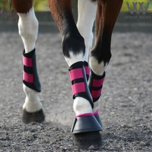 Woof Wear Club Brushing Boot Black Large - Picture 1 of 2
