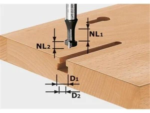 FESTOOL T-NUTFRÄSER HW D10,5/NL13 * 491035 - Bild 1 von 1