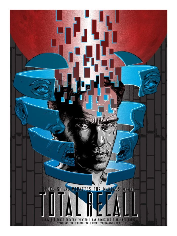 Total Recall Print by Tim Doyle Signed & Numbered Limited Edition #40 of 100  - Image 1 of 1