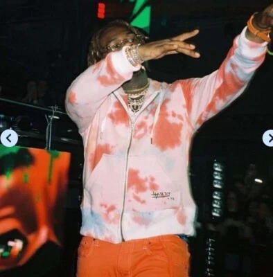 Sudadera con capucha rara Tie-dye Ed Hardy Foto 1 de 4