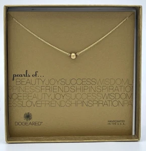 Dogeared Women Pearl of Beauty Necklaces Pendant Handcrafted in USA 18'' 01470 - Picture 1 of 3