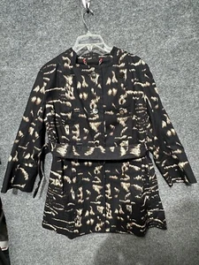 Marc By Marc Jacobs Cotton Milliatary Coat Sz M Black - Picture 1 of 9