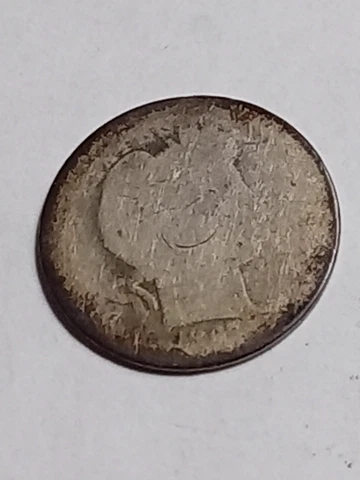 1897 - P Barber Dime -- 90% Silver United States Philadelphia Mint #I-1897 Cover